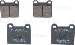 BOSCH 0 986 466 302 - Kit pastiglie freno, Freno a disco autozon.pro