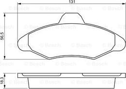 BOSCH 0 986 460 949 - Kit pastiglie freno, Freno a disco autozon.pro