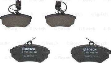 BOSCH 0 986 460 948 - Kit pastiglie freno, Freno a disco autozon.pro