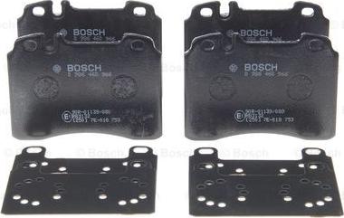 BOSCH 0 986 460 966 - Kit pastiglie freno, Freno a disco autozon.pro