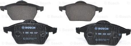 BOSCH 0 986 460 937 - Kit pastiglie freno, Freno a disco autozon.pro