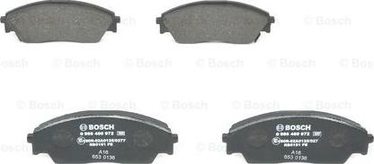 BOSCH 0 986 460 972 - Kit pastiglie freno, Freno a disco autozon.pro