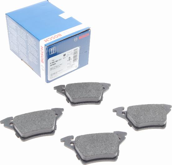 BOSCH 0 986 460 002 - Kit pastiglie freno, Freno a disco autozon.pro