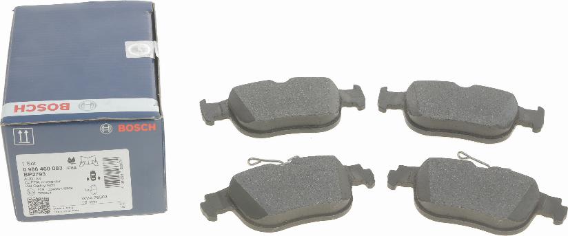 BOSCH 0 986 460 083 - Kit pastiglie freno, Freno a disco autozon.pro