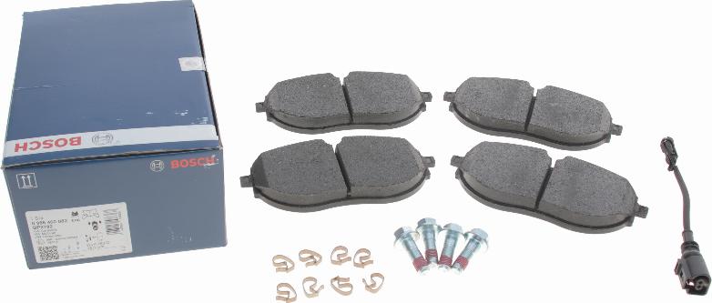 BOSCH 0 986 460 082 - Kit pastiglie freno, Freno a disco autozon.pro