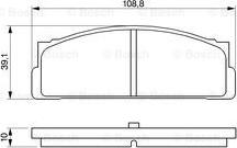 BOSCH 0 986 460 741 - Kit pastiglie freno, Freno a disco autozon.pro