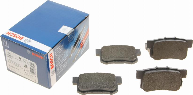 BOSCH 0 986 461 006 - Kit pastiglie freno, Freno a disco autozon.pro