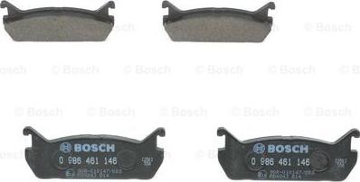 BOSCH 0 986 461 146 - Kit pastiglie freno, Freno a disco autozon.pro