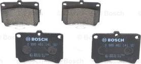 BOSCH 0 986 461 141 - Kit pastiglie freno, Freno a disco autozon.pro