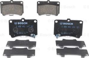 BOSCH 0 986 461 141 - Kit pastiglie freno, Freno a disco autozon.pro