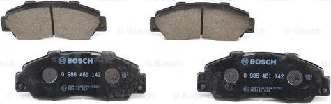 BOSCH 0 986 461 142 - Kit pastiglie freno, Freno a disco autozon.pro