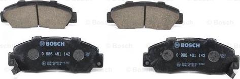 BOSCH 0 986 461 142 - Kit pastiglie freno, Freno a disco autozon.pro