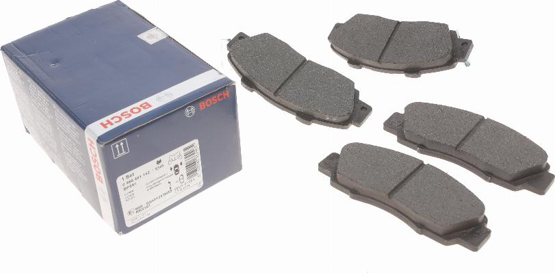 BOSCH 0 986 461 142 - Kit pastiglie freno, Freno a disco autozon.pro