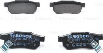 BOSCH 0 986 461 131 - Kit pastiglie freno, Freno a disco autozon.pro