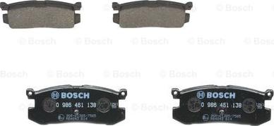 BOSCH 0 986 461 138 - Kit pastiglie freno, Freno a disco autozon.pro