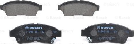 BOSCH 0 986 461 123 - Kit pastiglie freno, Freno a disco autozon.pro