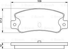 BOSCH 0 986 461 770 - Kit pastiglie freno, Freno a disco autozon.pro