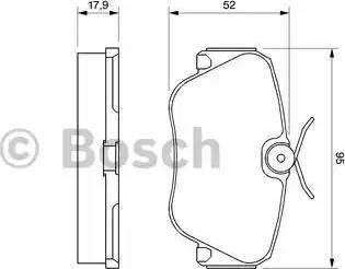 BOSCH 0 986 468 902 - Kit pastiglie freno, Freno a disco autozon.pro