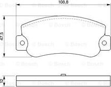 BOSCH 0 986 468 411 - Kit pastiglie freno, Freno a disco autozon.pro