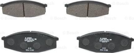 BOSCH 0 986 468 630 - Kit pastiglie freno, Freno a disco autozon.pro