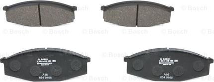 BOSCH 0 986 468 630 - Kit pastiglie freno, Freno a disco autozon.pro