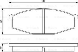 BOSCH 0 986 468 630 - Kit pastiglie freno, Freno a disco autozon.pro