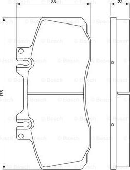 BOSCH 0 986 468 350 - Kit pastiglie freno, Freno a disco autozon.pro