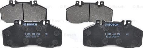 BOSCH 0 986 468 350 - Kit pastiglie freno, Freno a disco autozon.pro