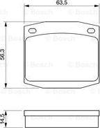 BOSCH 0 986 463 911 - Kit pastiglie freno, Freno a disco autozon.pro