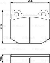 BOSCH 0 986 463 232 - Kit pastiglie freno, Freno a disco autozon.pro