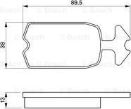 BOSCH 0 986 462 072 - Kit pastiglie freno, Freno a disco autozon.pro