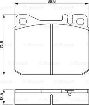 BOSCH 0 986 462 803 - Kit pastiglie freno, Freno a disco autozon.pro