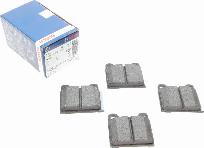 BOSCH 0 986 462 282 - Kit pastiglie freno, Freno a disco autozon.pro