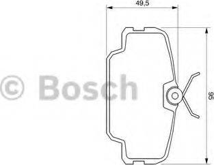 BOSCH 0 986 467 491 - Kit pastiglie freno, Freno a disco autozon.pro