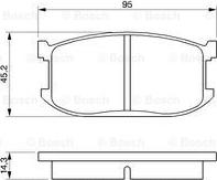 BOSCH 0 986 467 602 - Kit pastiglie freno, Freno a disco autozon.pro