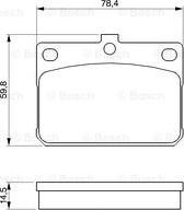 BOSCH 0 986 467 031 - Kit pastiglie freno, Freno a disco autozon.pro