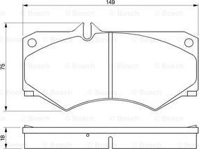 BOSCH 0 986 467 841 - Kit pastiglie freno, Freno a disco autozon.pro