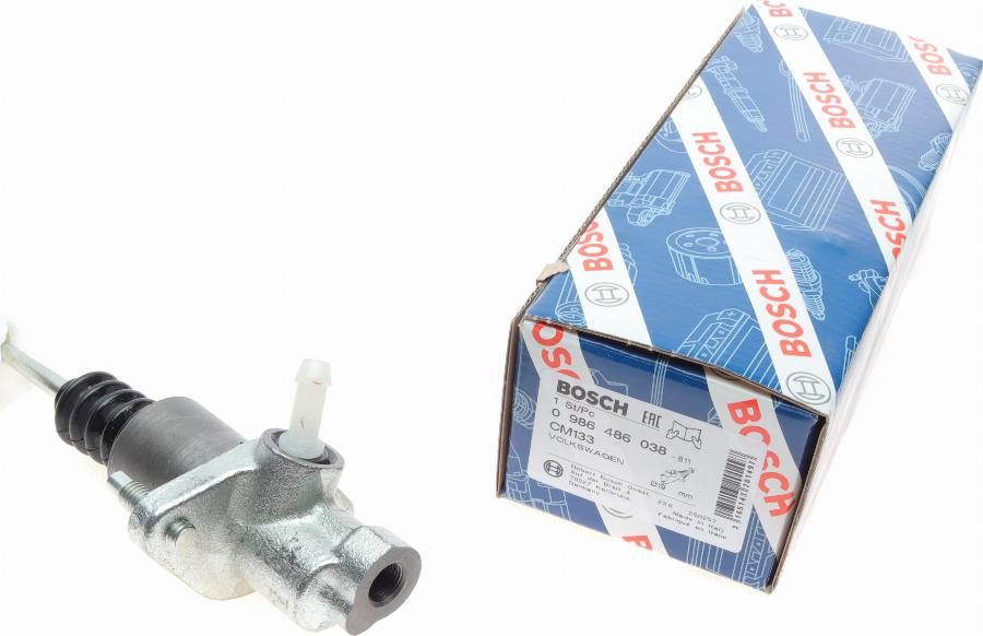 BOSCH 0 986 486 038 - Cilindro trasmettitore, Frizione autozon.pro