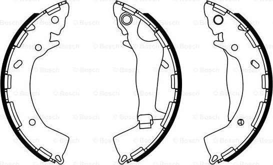 BOSCH 0 986 487 954 - Kit ganasce freno autozon.pro