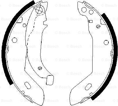 BOSCH 0 986 487 533 - Kit ganasce freno autozon.pro