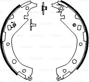 BOSCH 0 986 487 692 - Kit ganasce freno autozon.pro