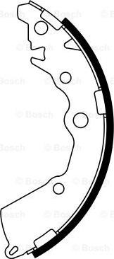 BOSCH 0 986 487 797 - Kit ganasce freno autozon.pro