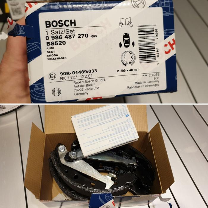 BOSCH 0 986 487 733 - Kit ganasce freno autozon.pro