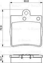 BOSCH 0 986 424 496 - Kit pastiglie freno, Freno a disco autozon.pro