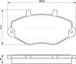 BOSCH 0 986 424 492 - Kit pastiglie freno, Freno a disco autozon.pro