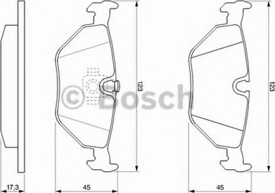 BOSCH 0 986 424 459 - Kit pastiglie freno, Freno a disco autozon.pro