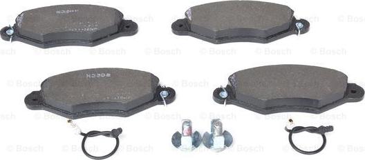 BOSCH 0 986 424 455 - Kit pastiglie freno, Freno a disco autozon.pro