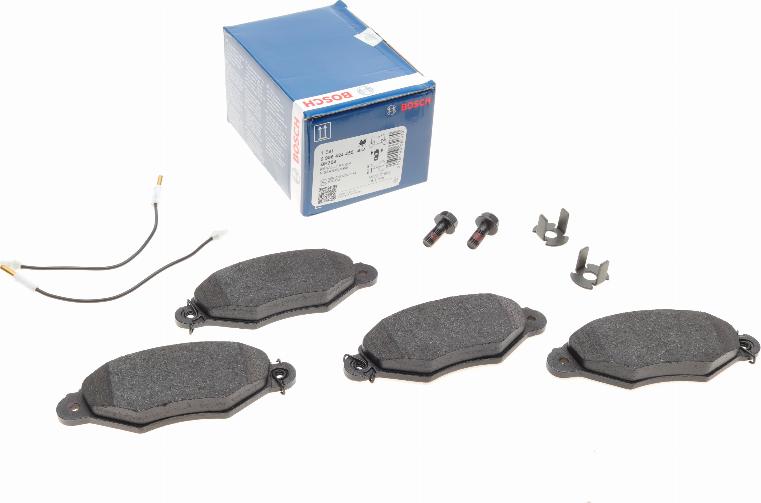 BOSCH 0 986 424 455 - Kit pastiglie freno, Freno a disco autozon.pro