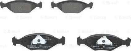 BOSCH 0 986 424 458 - Kit pastiglie freno, Freno a disco autozon.pro