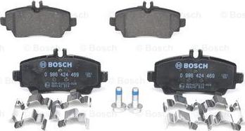 BOSCH 0 986 424 469 - Kit pastiglie freno, Freno a disco autozon.pro